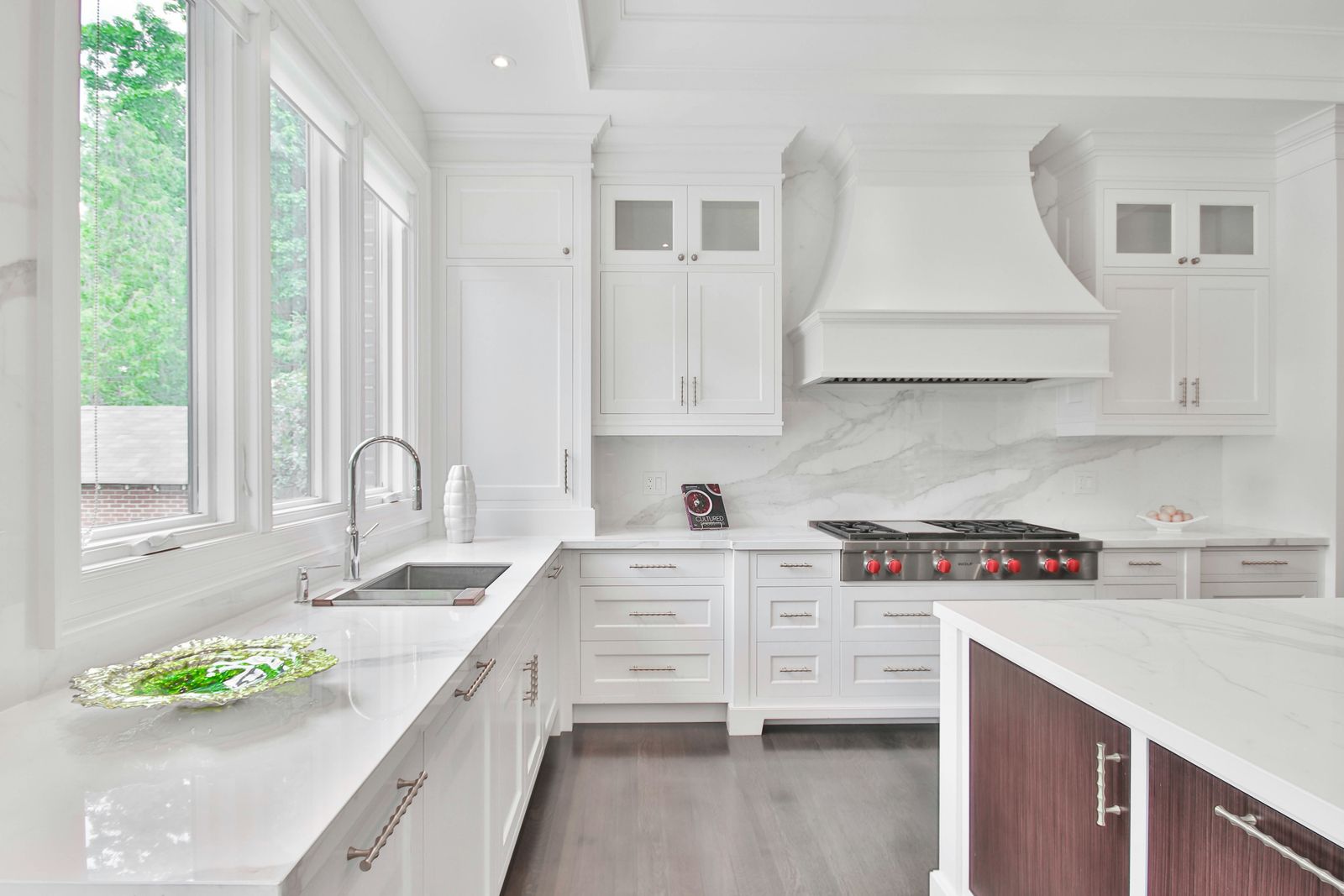 A bright kitchen ready for the day
