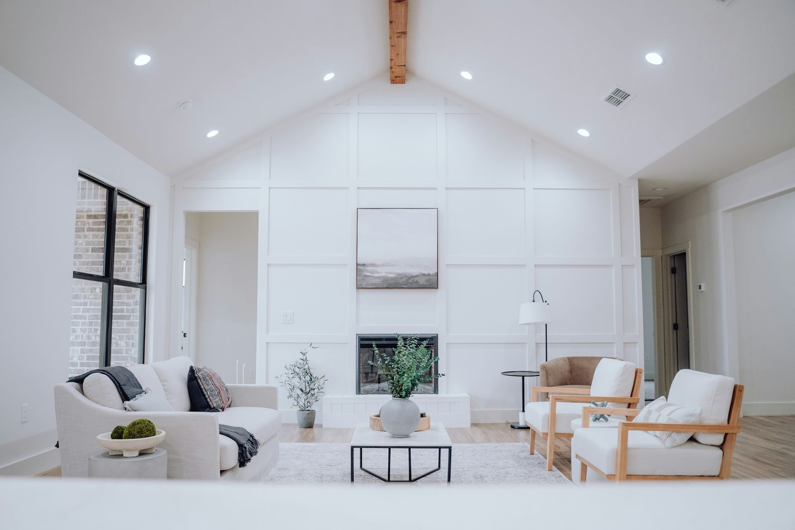 A bright, freshly cleaned living room in a Westmount home